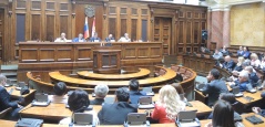 16 June 2015 The Head and members of the Parliamentary Friendship Group with Russia and the delegation of the International Affairs Committee of the State Duma of the Russian Federation